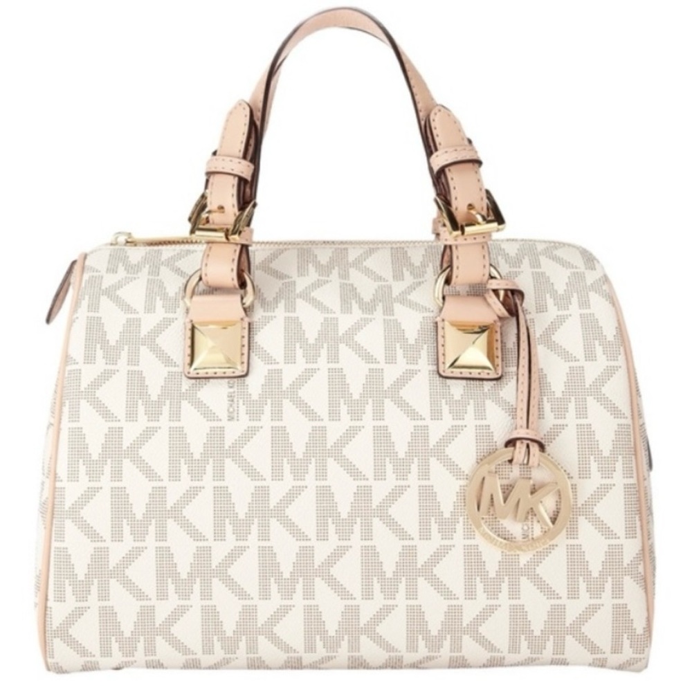 Michael Kors Grayson Medium Logo Satchel